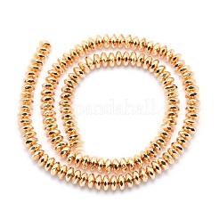Electroplate Non-magnetic Synthetic Hematite Beads Strands&nbsp;G-L485-06D-LG