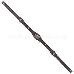 1Pc Middle Ages Retro Imitation Leather Viking Headbands&nbsp;OHAR-CL0001-02A