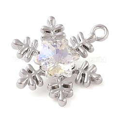 Alloy with Rhinestone Pendants&nbsp;ALRI-U001-02F-02