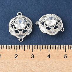 Flower Brass Connector Charms&nbsp;KK-A253-04S