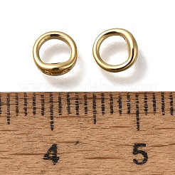 Brass Ring Charm Connectors&nbsp;KK-H502-05G