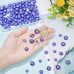 160Pcs 4 Style Handmade Evil Eye Lampwork Bead&nbsp;LAMP-AR0001-28