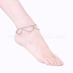 Tarnish Resistant 304 Stainless Steel Anklets&nbsp;AJEW-AN00208