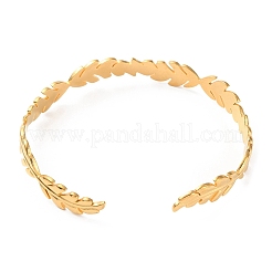 304 Stainless Steel Cuff Bangles&nbsp;BJEW-F457-10G