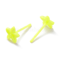 Eco-Friendly Plastic Stud Earrings&nbsp;EJEW-H120-02D