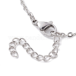 304 Stainless Steel Cable Chain Anklets&nbsp;AJEW-AN00568