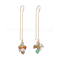 Shell Pearl Ear Thread&nbsp;EJEW-JE06499-01