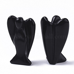 Natural Obsidian Angel Decor Healing Stones&nbsp;G-R473-03