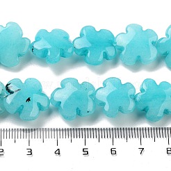 Natural Flower Amazonite Beads Strands&nbsp;G-F769-T01-01