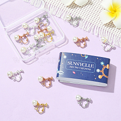 16Pcs Iron Clip-on Earring Findings&nbsp;IFIN-SC0001-93B