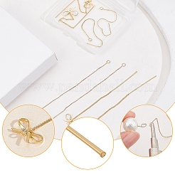 8Pcs 2 Style Brass Stud Earring Findings&nbsp;KK-BC0009-30