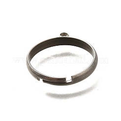 Adjustable 316 Surgical Stainless Steel Cuff Ring Settings&nbsp;STAS-F311-20P