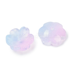 Transparent Spray Paint Glass Beads&nbsp;X1-GLAA-H035-04F