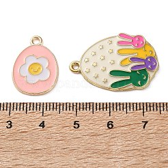 Alloy Enamel Pendants&nbsp;FIND-C085-02A-G