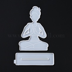 YOGA DIY Silicone Statue Molds&nbsp;DIY-G046-12