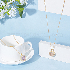 2Pcs dRack Plating Brass Locket Pendants&nbsp;KK-UN0005-45