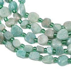 Natural Amazonite Beads Strands&nbsp;GG-CBA3A44-C08-01