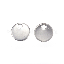Tarnish Resistant 304 Stainless Steel Charms&nbsp;X-STAS-F039-91-6mm-P