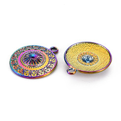 Rainbow Color Alloy Pendants&nbsp;PALLOY-S180-266-NR