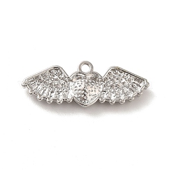 Rack Plating Alloy Rhinestone Charms&nbsp;PALLOY-O106-03P-02