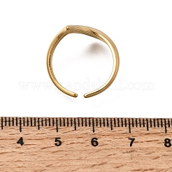 304 Stainless Steel Cuff Open Rings&nbsp;RJEW-T034-03G