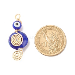 Handmade Lampwork Evil Eye Pendants&nbsp;PALLOY-JF01518