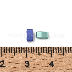 Glass 2-Hole Baking Paint Glass Seed Beads&nbsp;GLAA-G130-01E