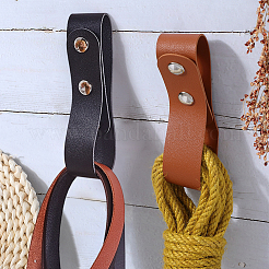 4Pcs 2 Styles Imitation Leather Belt Bullwhip Holder&nbsp;AJEW-GF0014-45