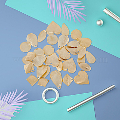 36Pcs 6 Style Brass Charms&nbsp;KK-FH0004-98