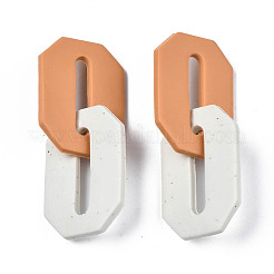 Handmade Polymer Clay Linking Rings&nbsp;CLAY-N010-033-02