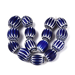 Handmade Millefiori Glass Barrel Beads&nbsp;LS-LA-N002-18C
