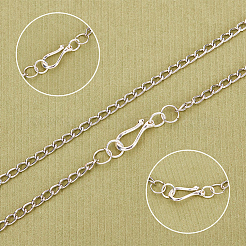 4 Sets 925 Sterling Silver S Shape Clasps&nbsp;STER-CA0001-04