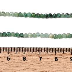 Natural Emerald Beads Strands&nbsp;G-Z106-A02-3mm-01