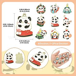 Alloy Enamel Pendants&nbsp;ENAM-FS0003-81