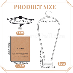 5Pcs Brass & Iron Necklaces & Bracelets Sets&nbsp;SJEW-PH00009