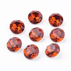 Pointed Back & Back Plated K9 Glass Rhinestone Cabochons&nbsp;RGLA-J012-10mm-259