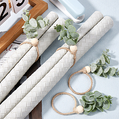 PVC Leaf Napkin Rings&nbsp;AJEW-CP0006-67B
