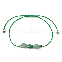 8Pcs 8 Style Natural Mixed Gemstone Nuggets & Pearl Braided Bead Bracelets Set&nbsp;BJEW-JB09590
