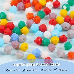 1800Pcs 10 Colors Opaque Solid Color Glass Beads Strands&nbsp;GLAA-SZ0001-84