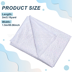 Flower Pattern Polyester Fabric&nbsp;DIY-WH0678-104A