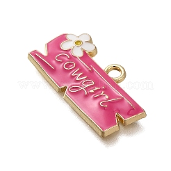 Alloy Enamel Pendants&nbsp;ENAM-S021-02G-A