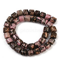 Natural Rhodonite Beads Strands&nbsp;G-G275-D07-10x10mm