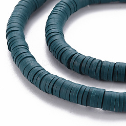Handmade Polymer Clay Bead Strands&nbsp;CLAY-T002-6mm-53