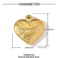 304 Stainless Steel Pendants&nbsp;STAS-OY010-76G