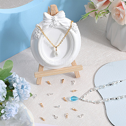 60Pcs 2 Style Brass Cup Peg Bails&nbsp;KK-SC0004-14
