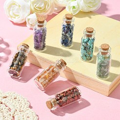 Transparent Glass Wishing Bottle Decoration&nbsp;AJEW-JD00010