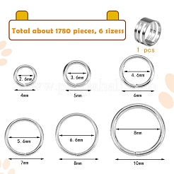 126g Iron Round Open Jump Rings&nbsp;IFIN-SZ0001-26