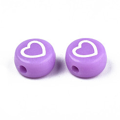 Opaque Mixed Color Acrylic Beads&nbsp;X-MACR-T038-11