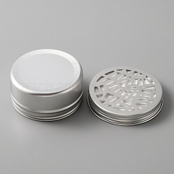 Aluminium Shallow Round Candle Tins&nbsp;AJEW-WH0312-59C