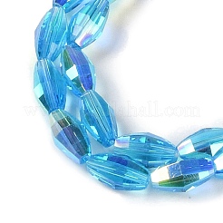 Electroplate Glass Beads Strands&nbsp;GLAA-Q101-03B-AB05